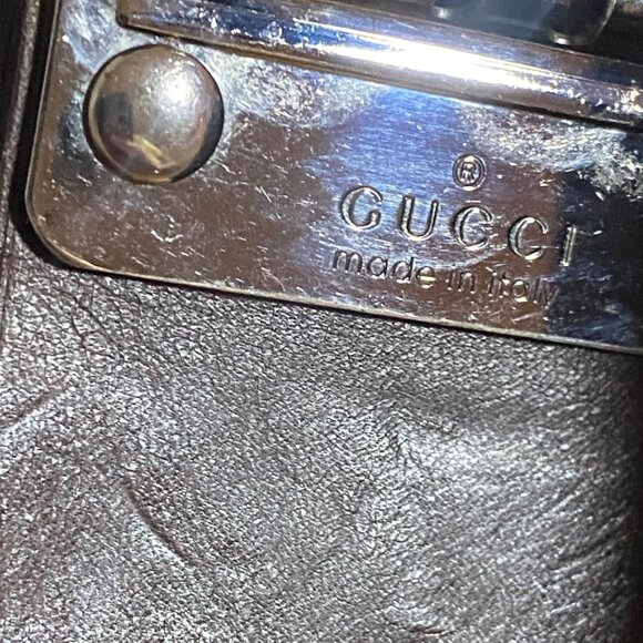 Gucci GG Monogram Leather Key Case Trifold - Picture 7 of 8